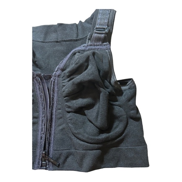 Carefix "Ava" Seamless Front Close Post-Op Surgical Bra in black - Picture 5 of 13